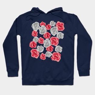 Rose Garden Gray Hoodie